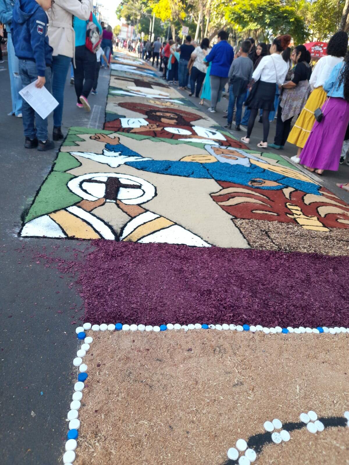 Corpus Christi em Franca tapetes fé e tradição se unem na praça central