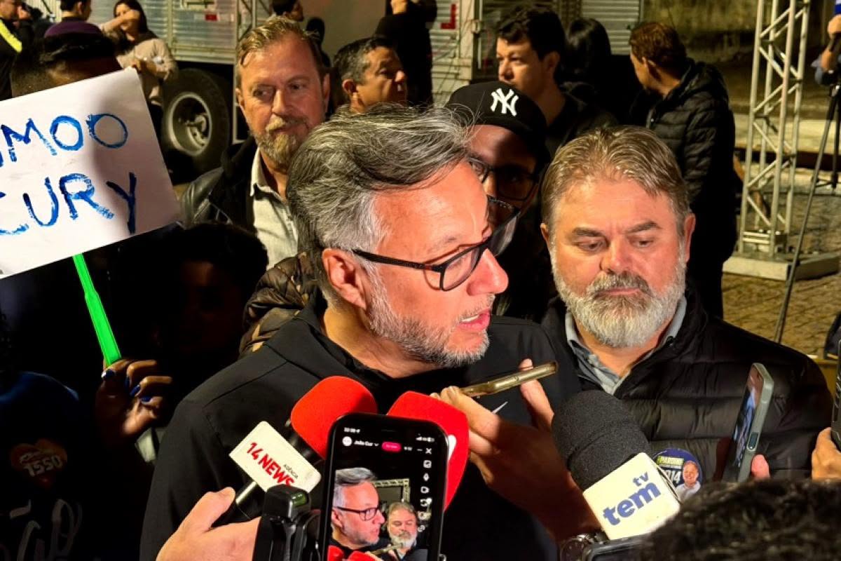 João Cury em entrevista após confirmação da sua reeleição 