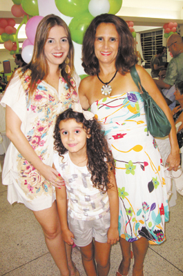 Maysa Puglia , Edilene Gonzaga  e Sofia Gonzaga