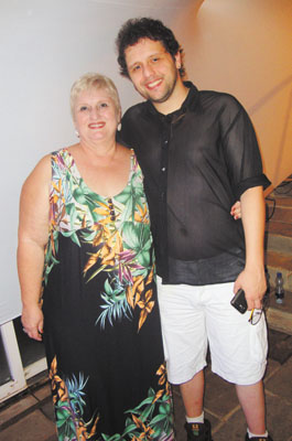 Eudetsara Capelete  e filho Alexandre (Tuta)