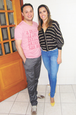 Ricardo Cassilhas e Marina  Barcelos (ela acaba de  mudar de idade)