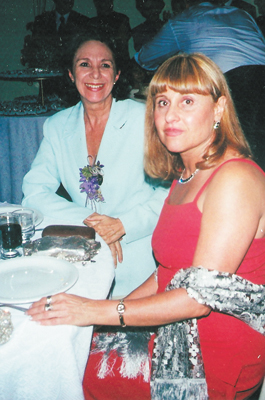 Muito amigas:  Carmen Célia G. Monteiro e Celene Arruda