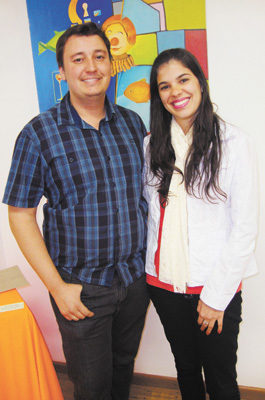 Wagner Voss de Menezes  Júnior e Vanessa Berteli