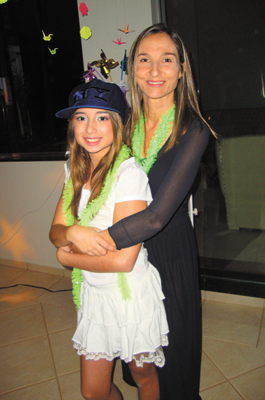 Rafaela Borin e mamãe Sandra C. Borin