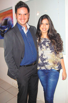 Ed Carlos Silva  e Thalita Abou Ali