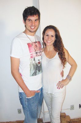 Edilson Bernardes e Karolina Gonçalves Latuf se completam felizes