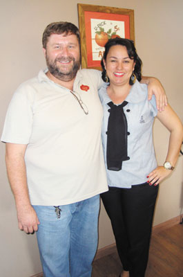 Casal-felicidade:  Barã Martins-Michelle Cristina Matos.