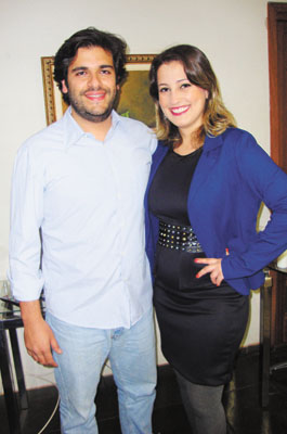 Metades que se  completam: Fernando  Adi e Mônica Lima