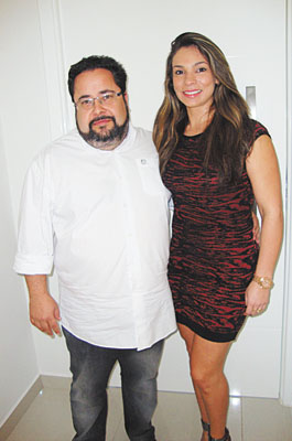 Josué de Souza-Adriana.  Ele mudou de idade  no sábado último