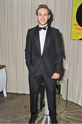 Top Franca 2013:  André Ramos, modelo,  na recepção da festa
