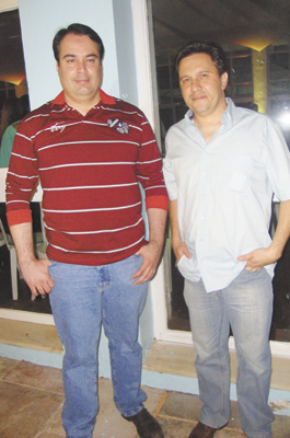 Douglas Santos e  Dante de Carlos no CCF