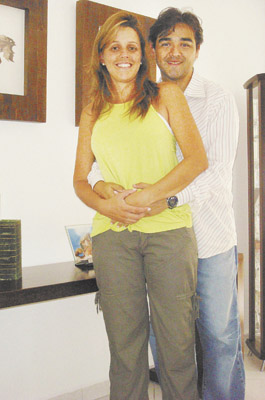 Marcelo Mantilla-Carina  (Tuca). Ela aniversaria  em Mogi das Cruzes