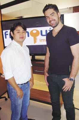 Renato Tanigawa  (comercial) e  Israel Tonin (MKT)
