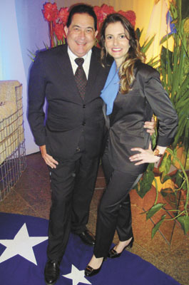 Eu com a dinâmica e  dedicada Beatriz Ávila  (do GCN) no “Top”.
