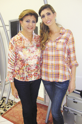 Vânia Jorge Nassif  (aniversariante hoje)  e filha Eduarda
