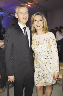 Ricardo Barbosa (foto  com sua mulher Sara)