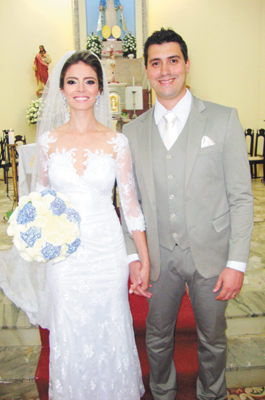 Nupcial très chic: Marina Assaid Dermínio e Ismael Lombardi
