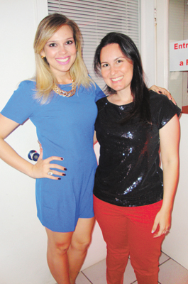 Presenças In em noite fashion: Sabrina Pucci e Renata Zanetti