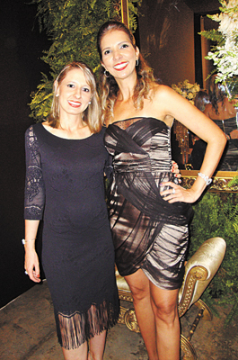 Thaís Stephani (MKT) e  Daniela Carvalho (secretária da diretoria). Do staff Unimed