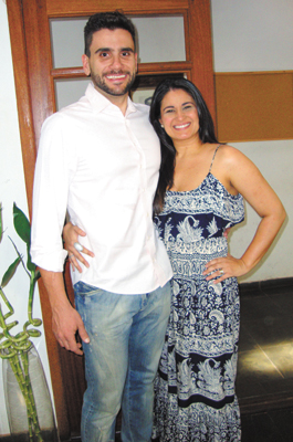 Belo casal: Marcelo Sola-Fabiana