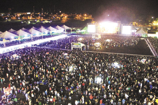 Parque Fernando Costa na edição de 2015 da Expoagro 