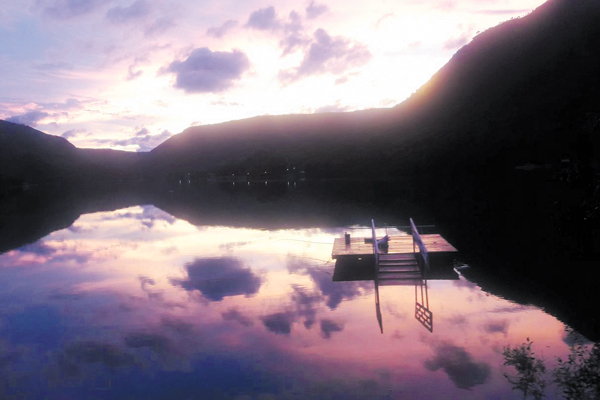 Belo amanhecer no Rio Grande.