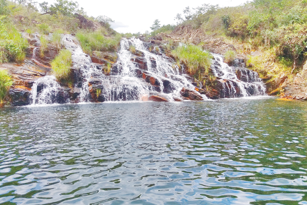 Bela cachoeira situada no município mineiro de Delfinópolis.