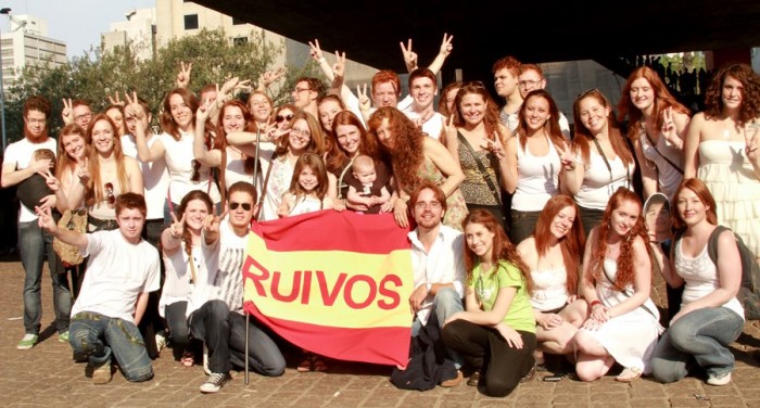 Imagem do 1º Encontro Nacional de Ruivos Naturais, em São Paulo, em 2012