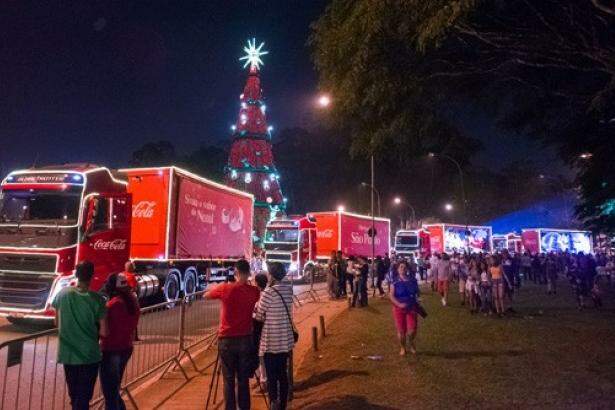 Confira o trajeto da Caravana de Natal da Coca Cola em S o Jos e