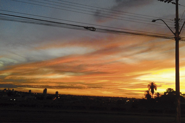 Entardecer em Franca
