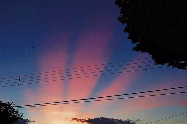 O pôr do sol em Franca, em tardes de verão, é uma atração