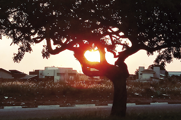 Entardecer em Franca...