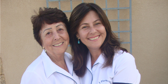 Valdira e filha Silvana Silva Museti Duzi (da 