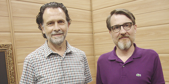 Agenor Gado e Paulo H. Ferreira: pres. e dir. APAE/Franca, onde sábado tem grande leilão