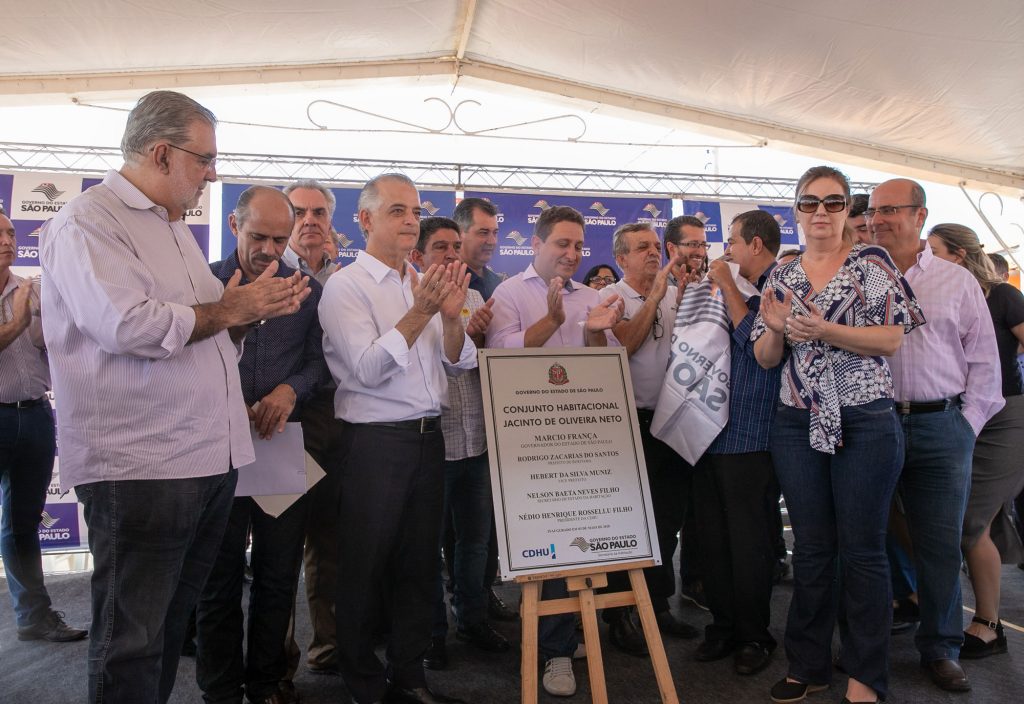 O governador Marcio França disse que faz questão de investir em habitação / foto: Assessoria 