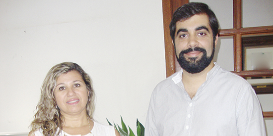 Terapeutas Renise Peraro e José Sebastião. Alto conceito.