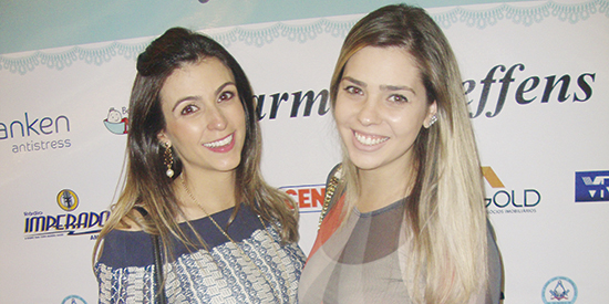 Em tarde beneficente: Thaísa Carraro e Luísa Dutra Juliati.
