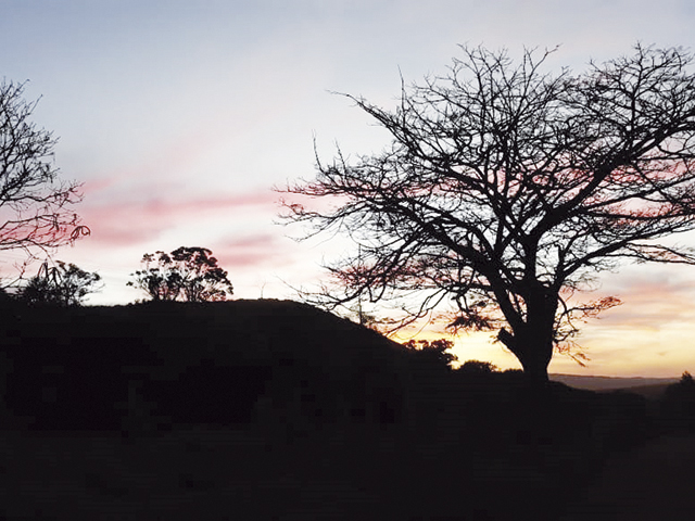 Lindo pôr do sol