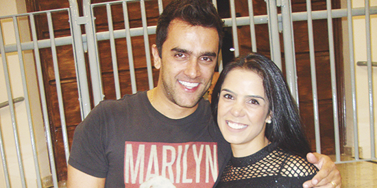 Heder MarQtins e Andréa Posteraro no Teatro Municipal