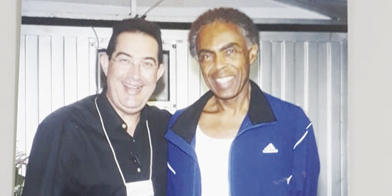 Comigo (numa Expoagro): o grande Gilberto Gil.
