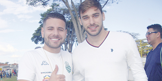 Atletas (futebol): Allan Patrick (Francana) e Bruno Henrique (do Beira-Mar/Portugal).