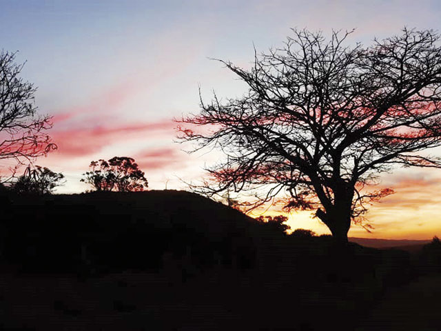 Entardecer... 