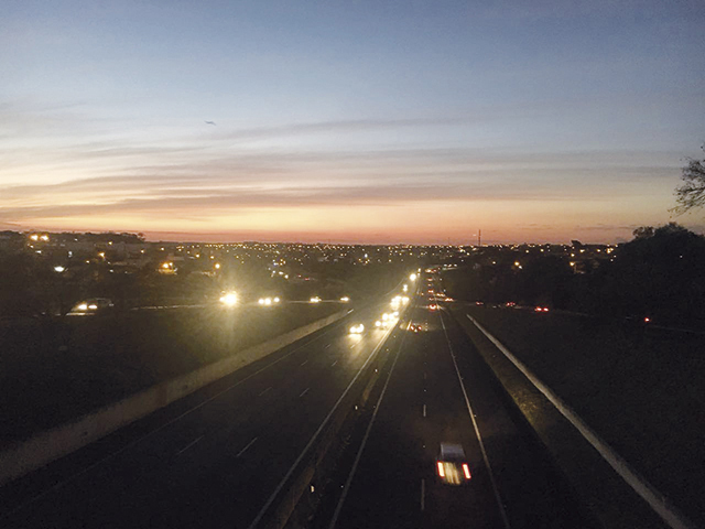 Fim de tarde em Franca ...
