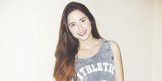 Carol Castro, 4º de Odontologia, 1,73m, também quer ser a Miss Franca/18.