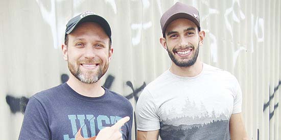 Tarde fashion: Matheus Schezar fotografou o modelo Leandro Donzeli