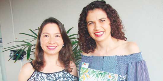 Talentosas (e também escritoras) irmãs Adriana e Érica Araújo