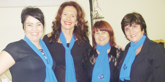Daniela Honório, Marta Teixeira, Rosinha Aylon (nat sexta) e Leda M. Garcia