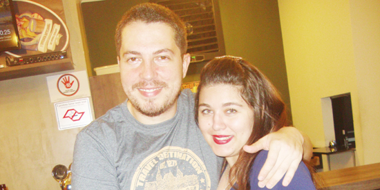 Andando pelas nights da city, conheci: Gabriel Quireza e Aline Scotti