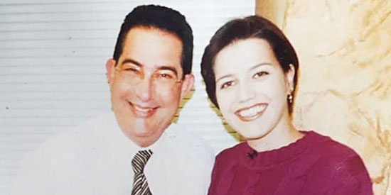 Eu e a amiga e jornalista Patrícia Penteado