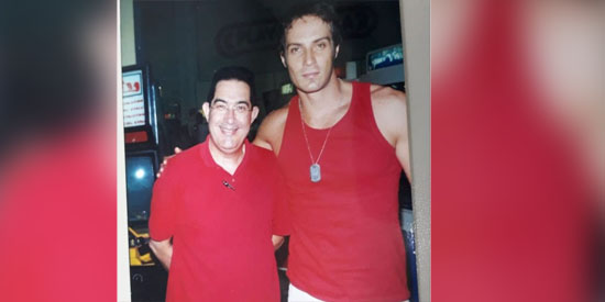 Eu e Fernando Pavão (já veio a Franca). Está na superprodução Jesus (Record TV)